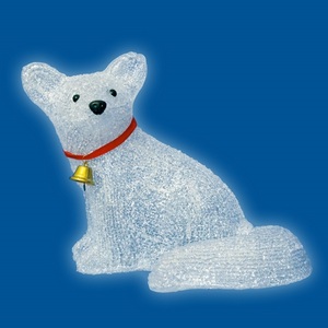 Изображение товара Световая светодиодная фигура мишка ULD-M3225-032/STA IP20 Uniel WHITE FOX