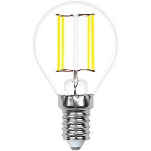 Изображение товара Лампочка светодиодная LED-G45-5W/WW/E14/CL/MB GLM10TR картон Uniel