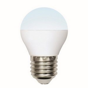 Изображение товара Лампочка светодиодная LED-G45-6W/NW/E27/FR/MB PLM11WH картон Uniel