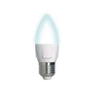 Изображение товара Лампочка светодиодная LED-C37 7W/NW/E27/FR PLP01WH картон Uniel