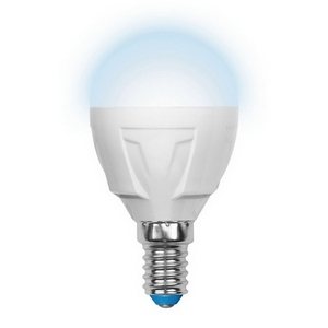 Изображение товара Лампочка светодиодная LED-G45 7W/NW/E14/FR PLP01WH картон Uniel
