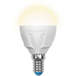 Изображение товара Лампочка светодиодная LED-G45 7W/WW/E14/FR PLP01WH картон Uniel