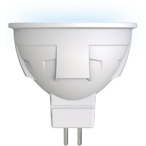Изображение товара Лампочка светодиодная 6W/NW/GU5.3/FR PLP01WH картон Uniel LED-JCDR