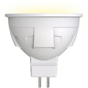 Изображение товара Лампочка светодиодная 6W/WW/GU5.3/FR PLP01WH картон Uniel LED-JCDR