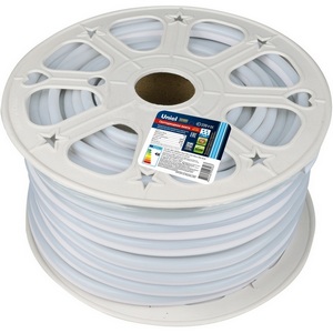 Изображение товара Светодиодная лента влагозащищенная ULS-N21-2835-120LED/m-8mm-IP67-220V-8W/m-50M-BLUE бобина Uniel