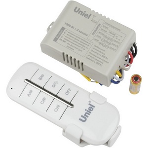 Изображение товара Пульт управления светом, 3 канала*1000Вт Uniel UCH-P005-G3-1000W-30M