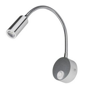 Изображение товара Спот светодиодный для чтения с выключателем ULT-F21-3W/4000K IP20 Uniel SILVER
