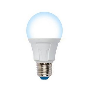 Изображение товара Лампочка светодиодная LED-A60 10W/6500K/E27/FR/DIM PLP01WH картон Uniel