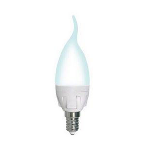Изображение товара Лампочка светодиодная LED-CW37 7W/4000K/E14/FR/DIM PLP01WH картон Uniel