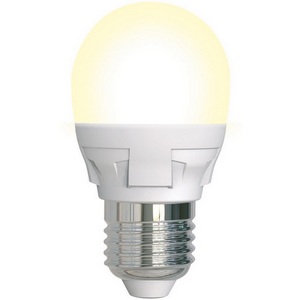 Изображение товара Лампочка светодиодная LED-G45 7W/3000K/E27/FR/DIM PLP01WH картон Uniel