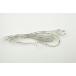 Изображение товара Сетевой шнур с вилкой и выключателем. 2А. 500Вт. 1.7м. UCX-C11/02A-170 Uniel CLEAR