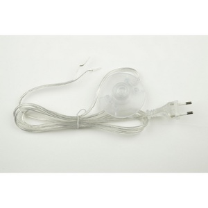 Изображение товара Сетевой шнур с вилкой и выключателем напольный. 2А. 500Вт. 1.7м. UCX-C21/02A-170 Uniel CLEAR