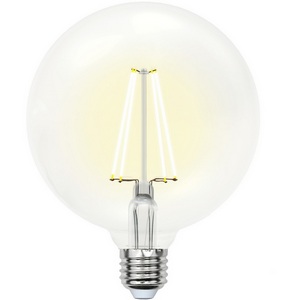 Изображение товара Лампочка светодиодная LED-G125-15W/3000K/E27/CL PLS02WH картон Uniel