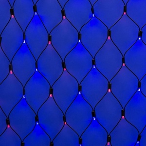 Изображение товара Сетка светодиодная. статическое свечение. 2x1.5м. Соединяемая. светодиодов. Красно-синий свет. ULD-N2015-288/SBK RED-BLUE IP67 Uniel