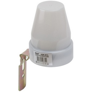 Изображение товара Сенсор освещенности (фотосенсор) Uniel USN-011-1200W-02/100LUX-WH