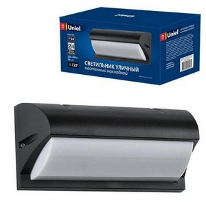 Изображение товара Настенный светильник IP65 уличный UUL-S07A 60W/E27 IP54 Uniel BLACK