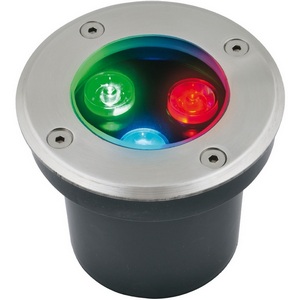 Изображение товара Встраиваемый круглый светильник уличный светодиодный ULU-B10A-3W/RGB IP67 Uniel GREY