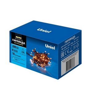 Изображение товара Гирлянда светодиодная UDL-S1000-200/DGA WARM IP20 Uniel WHITE MINI