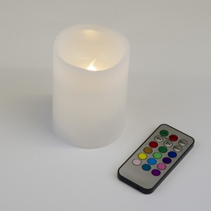 Изображение товара Декоративная светодиодная с пультом ULD-F052 Uniel RGB RC CANDLE