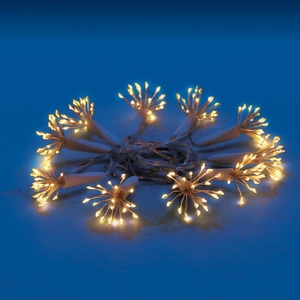 Изображение товара Гирлянда светодиодная led теплый белый Звезда. 2.5м. светодиодов. ULD-S0250-200/STA WARM IP44 STARBURST Uniel ULD WHITE