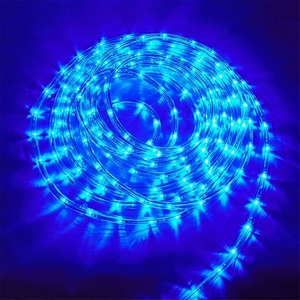 Изображение товара Гирлянда пластиковая светодиодная Дюралайт. 8м. С контроллером. Синий свет. ULD-D50 8M/С08 IP44 BLUE Uniel ULD