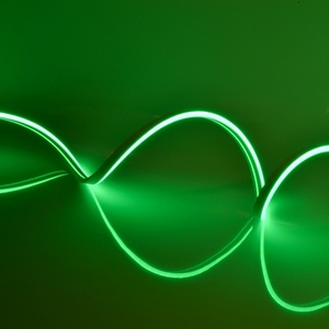 Изображение товара Гибкая светодиодная лента катушка 5м зеленый свет Uniel Neon ULS-N01-2835-120LED/m-6mm-IP67-DC12V-9W/m-5M-GREEN блистер