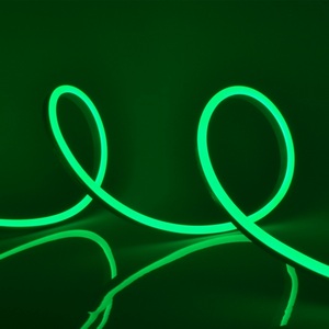 Изображение товара Светодиодная гибкая герметичная лента Neon 15 м. Neon ULS-N11-2835-120LED/m-8mm-IP67-DC24V-10W/m-15M-GREEN катушка в герметичной упаковке