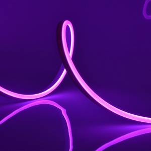 Изображение товара Светодиодная гибкая герметичная лента Neon 15 м. Neon ULS-N11-2835-120LED/m-8mm-IP67-DC24V-10W/m-15M-PURPLE катушка в герметичной упаковке