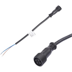 Изображение товара Провод 25 см для подключения прожекторов линейных 24V серии L52, L53 к контроллеру, разъем "мама" Uniel L52 линейные Wallwasher UCX-LC2/L52-0.25M DC24V BLACK
