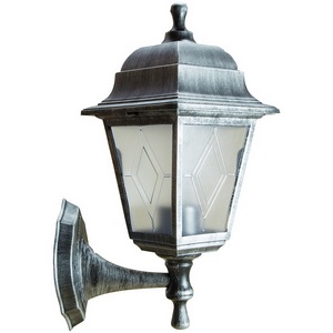 Изображение товара Настенный уличный фонарь UUL-A01S 60W/E27 IP44 Uniel BLACK SILVER