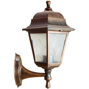 Изображение товара Настенный уличный фонарь UUL-A01S 60W/E27 IP44 Uniel COPPER