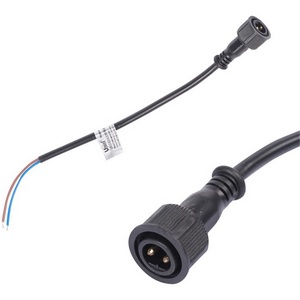 Изображение товара Провод, 25см, для подключения линейных прожекторов 24V серии L52, L53 к контроллеру, разъем "папа" Uniel L52 линейные Wallwasher UCX-LC2/L52-0.25M/M7 DC24V BLACK