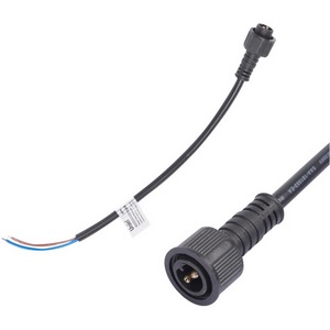 Изображение товара Провод, 25см, для подключения линейных прожекторов 24V серии L52, L53 к блоку питания, разъем "папа" Uniel L52 линейные Wallwasher UCX-LD2/L52-0.25M/M7 DC24V BLACK