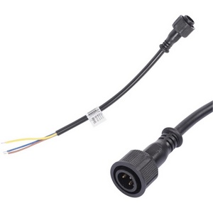 Изображение товара Провод, 25см, для подключения линейных прожекторов 220V серии L52, L53, разъем "папа" Uniel L52 линейные Wallwasher UCX-LL2/L52-0.25M/M7 220V BLACK