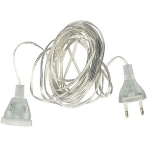 Изображение товара Удлинитель для подключения гирлянд, 3м. 10 Вт. тип Y25, прозрачный Uniel UCX-Y25/10W-300 CLEAR