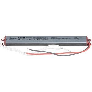Изображение товара Блок питания ультратонкий 24Вт Uniel UET-WAC-024B67 24V IP67