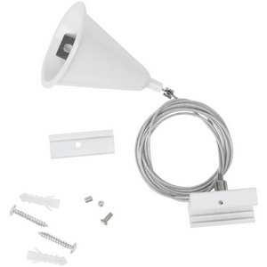 Изображение товара Набор для подвесного монтажа трехфазных шинопроводов Uniel UFB-H41 WHITE 1 POLYBAG