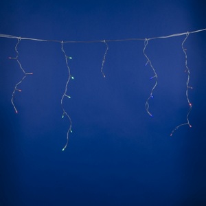 Изображение товара Бахрома светодиодная, 2м. 48 светодиодов, разноцветный свет Uniel ULD-B2005-048/DTA MULTI IP20