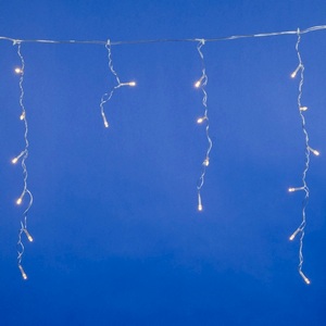 Изображение товара Бахрома светодиодная, 2м. 48 светодиодов, теплый белый свет Uniel ULD-B2005-048/DTA WARM WHITE IP20