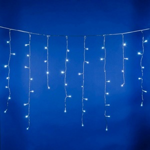 Изображение товара Бахрома светодиодная с эффектом мерцания, 25м. соединяемая, 440 светодиодов, белый свет Uniel ULD-B25006-440/TTK WHITE IP44