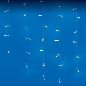 Изображение товара Гирлянда светодиодная led уличная со статическим свечением, 6м. соединяемая, 200 светодиодов, белый свет Uniel ULD-B6007-200/STK WHITE IP44