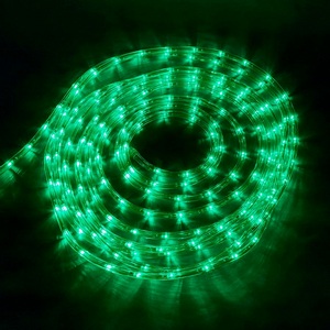 Изображение товара Гирлянда светодиодная led Дюралайт, 15м, коннектор в/к, зеленый свет Uniel ULD-D50 15M/С08 IP44 GREEN