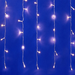 Изображение товара Занавес светодиодный, 3х2м. 160 светодиодов, теплый белый свет Uniel ULD-C3020-160/DTA WARM WHITE IP20