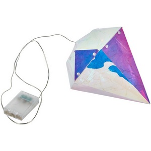 Изображение товара Светильник декоративный «Брильянт», на батарейках 3AA (не в/к). 100 светодиодов, цвет корпуса радужный Uniel ULD-R507 3АА DIAMOND