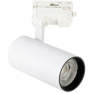 Изображение товара Трековый светильник трехфазный 30W 220V 3000К белый Uniel ULB-T55-30W/3000K WHITE