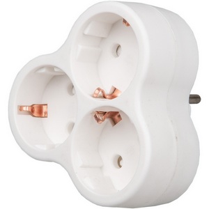 Изображение товара Разветвитель сетевой с/з. 3 гнезда. 16А, 3500Вт. белый Uniel Сетевые разветвители S-GES3-16F WHITE