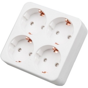 Изображение товара Разветвитель сетевой с/з. 4 гнезда. 16А, 3500Вт. белый Uniel Сетевые разветвители S-GES4-16S WHITE
