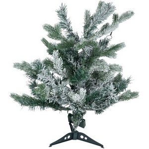 Изображение товара Дерево светодиодное «Ёлочка снежная», на батарейках 3АА (не в/к), 54х60см 30 светодиодов теплый белый Uniel ULD-T5460-030/SNA/3AA WARM WHITE IP20 XMAS TREE SNOW