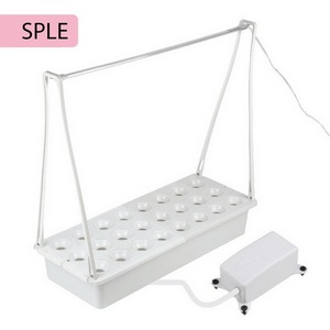 Изображение товара Светильник для растений светодиодный с подставкой и компрессором, спектр для фотосинтеза Uniel Minigarden ULT-P44N-10W/SPLE IP65 AQUA WHITE