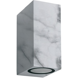 Изображение товара Архитектурная подсветка под две лампы GU10 мрамор Uniel UUL-A01S UUL-P42A 2х6W/GU10 IP65 MARBLE